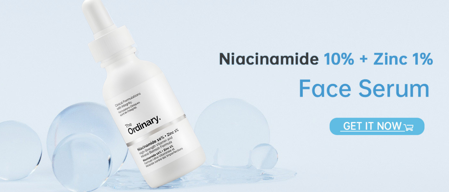 The Ordinary Niacinamide 10% + Zinc 1% Serum For All Skin Types 30ml